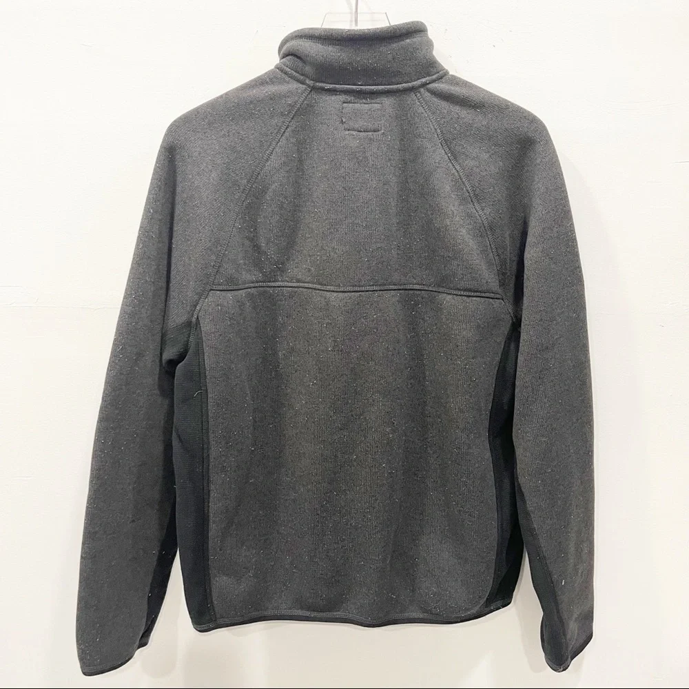 J. Crew Nordic Half-Zip Polartec Pullover Sweater Grey Medium
